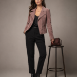 Women's Classic Suede Bomber Jacket
