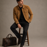 Men's Premium Suede Blazer Jacket