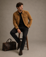 Men's Premium Suede Blazer Jacket