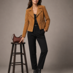 Women's Fringe-Detail Suede Jacket