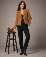 Women's Fringe-Detail Suede Jacket