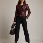 Women's Premium Quilted Biker Jacket