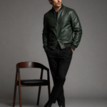 Men's Classic Motorcycle Leather Jacket