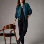 Women's Classic Motorcycle Leather Jacket