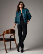 Women's Classic Motorcycle Leather Jacket