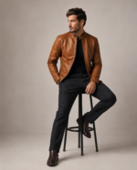 Men's Premium Café Racer Jacket - Image 2
