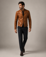Men's Premium Café Racer Jacket - Image 3