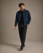Men's Distressed Suede Field Jacket - Image 2