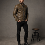 Men's Premium Suede-Panel Bomber