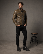 Men's Premium Suede-Panel Bomber