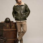 Men's Premium Shearling Aviator Jacket