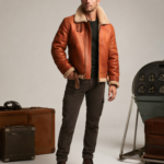Men's Classic Shearling Aviator Jacket