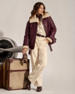 Women's Classic Shearling Aviator Jacket