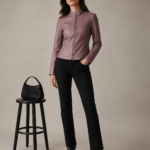 Women's Cropped Café Racer Jacket