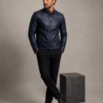 Men's Classic Café Racer Leather Jacket